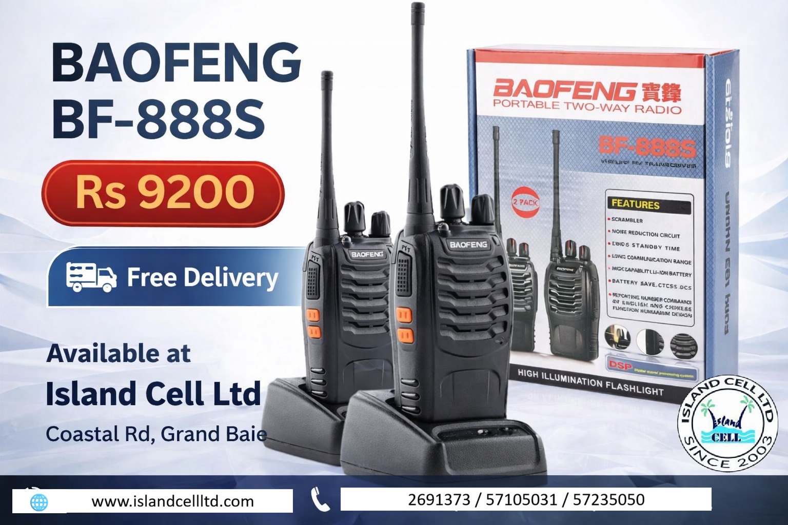 Baofeng BF‑888S Walkie Talkie